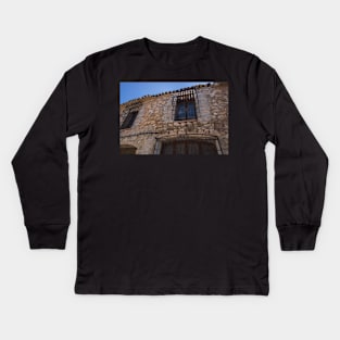 Stone house. Kids Long Sleeve T-Shirt